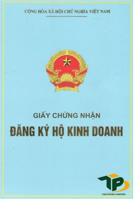 Giấy chứng nhận đăng ký hộ kinh doanh