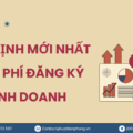 Quy định mới về lệ phí đăng ký kinh doanh