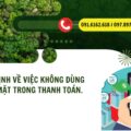 Quy định về việc không dùng tiền mặt trong thanh toán