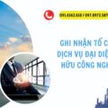 Ghi nhận tổ chức dịch vụ đại diện sở hữu công nghiệp