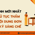 Quy định mới nhất về thủ tục thẩm định nội dung đơn đăng ký sáng chế