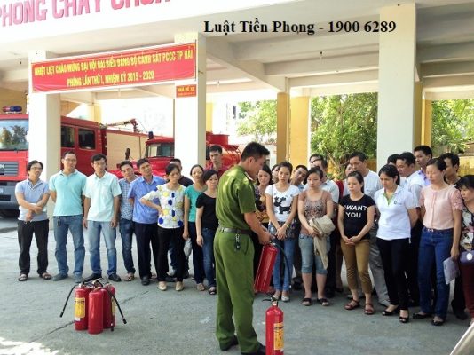 Tư vấn trình tự thủ tục cấp giấy chứng nhận huấn luyện nghiệp vụ phòng cháy chữa cháy theo quy định của pháp luật