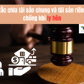 Nguyên tắc chia tài sản chung và tài sản riêng của vợ chồng khi ly hôn