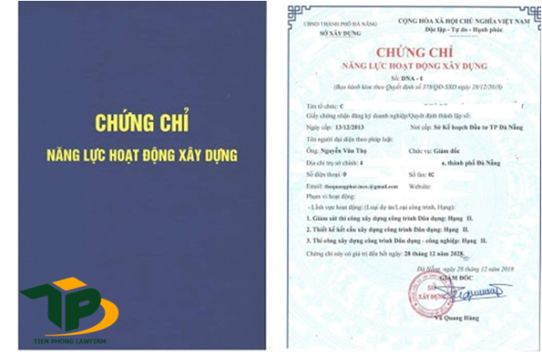 Cấp chứng chỉ năng lực hoạt động xây dựng hạng II, hạng III đối với tổ chức