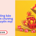 Mẫu thông báo thực hiện chương trình khuyến maị