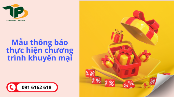 Mẫu thông báo thực hiện chương trình khuyến maị