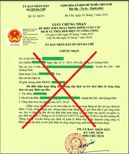 Giấy phép hoạt động điểm dịch vụ trò chơi điện tử công cộng bị thu hồi khi nào?