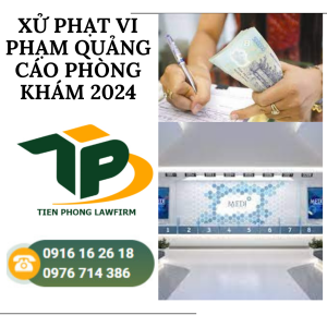 xử phạt quảng cáo phòng khám không xin phép