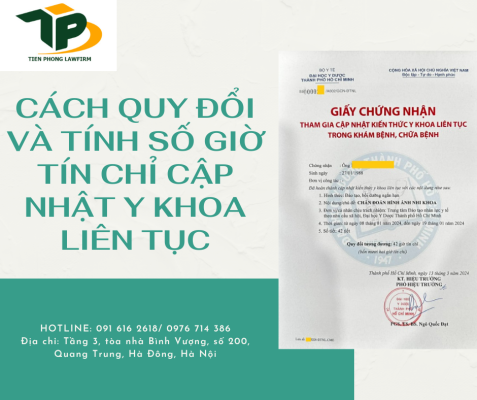 Cách quy đổi và tính số giờ tín chỉ cập nhật kiến thức y khoa liên tục