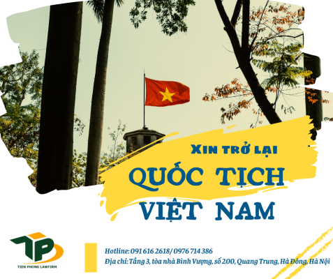 Xin trở lại quốc tịch Việt Nam