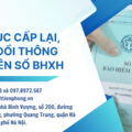 Thủ tục cấp lại, thay đổi thông tin trên sổ bảo hiểm xã hội