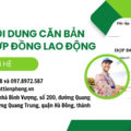 Các nội dung căn bản của hợp đồng lao động