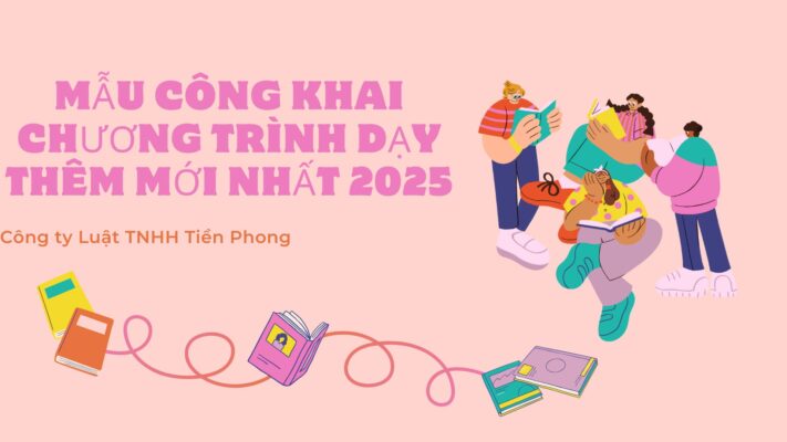 Mẫu công khai chương trình dạy thêm mới nhất (theo Thông tư 29/2024/TT-BGDĐT)